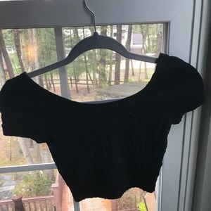 Aeropostale black crop top